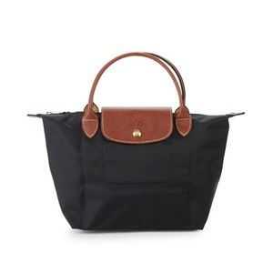 SMALL NAVY LONGCHAMP LE PLIAGE TOP-HANDLE